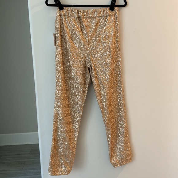 Free People Sequin Joggers NWT - Picture 6 of 8
